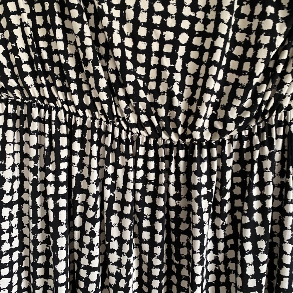 Black and white dress